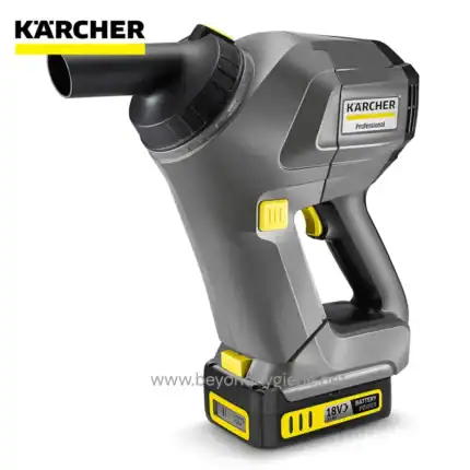 Karcher professional cordless handheld cleaning device for industrial and commercial cleaning tasks.