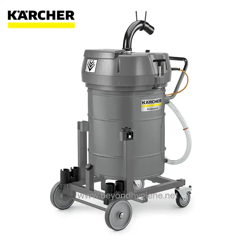 Kärcher industrial vacuum cleaner for commercial cleaning and sanitation purposes in Asia.