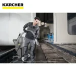 Deep cleaning of industrial machinery by professional technician at Beyond Hygiene Asia.