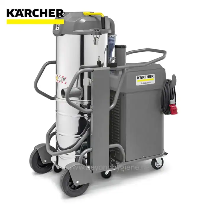 Karcher industrial vacuum cleaner for commercial cleaning, part of Beyond Hygiene Asia's sanitation equipment selection.