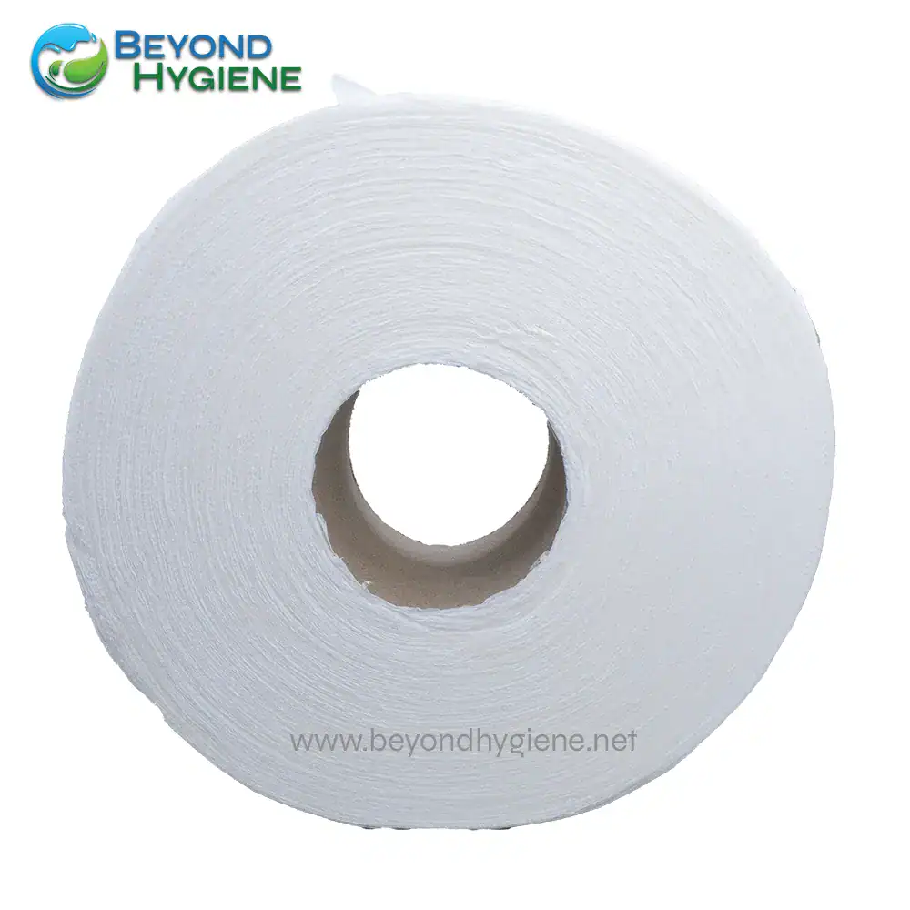 Disposable toilet paper roll for hygiene sanitation and bathroom cleaning in Asia.