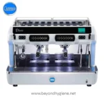 Commercial espresso coffee machine for high-quality brewing at cafes and coffee shops. Durable design with advanced features for consistent espresso extraction. Perfect for professional baristas.