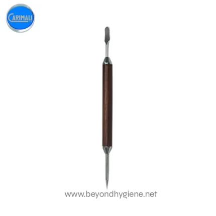 Tweezers for precision cleaning and hygiene tasks, with wooden handle and metal tips, used in industrial, dental, or laboratory settings for sanitation and delicate work.