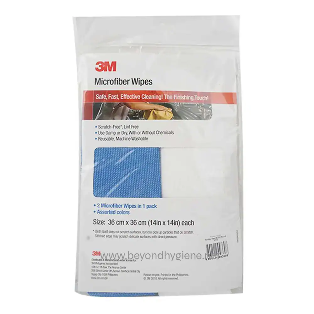 Microfiber Wipes Blue & White Microfiber wipes for cleaning and disinfecting, reusable and machine washable, ideal for hygiene and sanitation purposes.