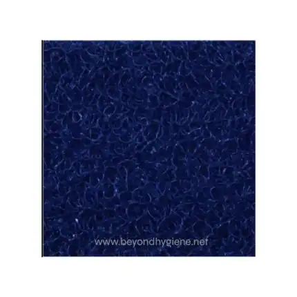 Flexible blue cleaning scrubber sponge for hygiene and sanitation applications.
