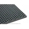 Stainless steel drainage mat with durable anti-slip surface for hygiene and safety in commercial and industrial settings.