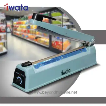High-quality iwata commercial vacuum sealer machine used for food packaging, ideal for supermarkets and food businesses.