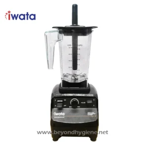 Iwata commercial blender for hygienic food preparation in Asia, professional-grade blender for food safety and sanitation compliance, essential kitchen equipment for hygiene-conscious businesses.