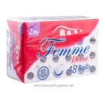 SCPA 2 Ply Bathroom Tissue (48 Rolls) Femme