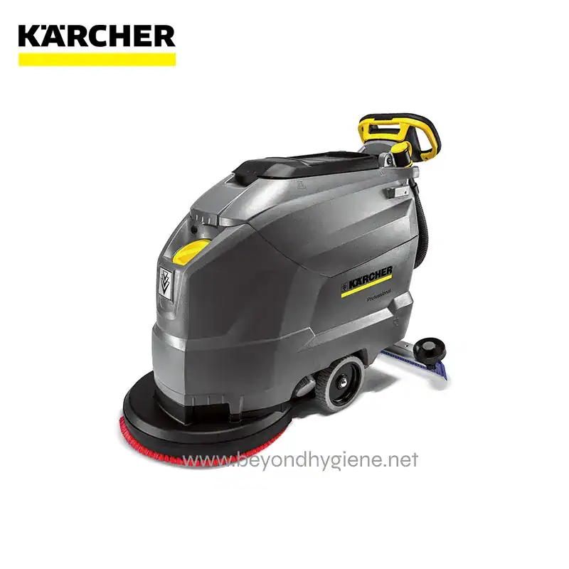 Karcher industrial floor cleaner machine for professional cleaning services in Asia, designed for efficient sanitation and hygiene maintenance.