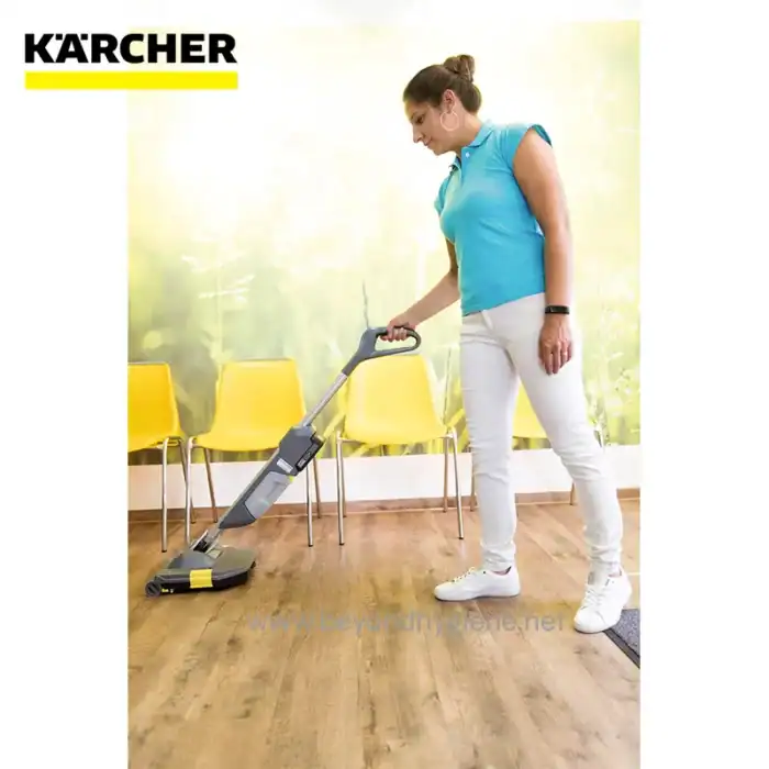 Karcher vacuum cleaner in use at Beyond Hygiene Asia office for professional cleaning services.