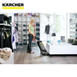 Karcher commercial cleaning equipment in a retail store setting, demonstrating professional hygiene and floor cleaning solutions for retail spaces in Asia.