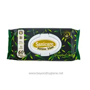 Sanicare Bamboo Wipes 60 Sheets - Rainforest Mist Scent
