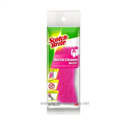 Scotch-brite-bottle-cleaner-refill-pink-scrubbing-pad-for-bottle-cleaning.