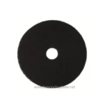 Black foam polishing pad for industrial cleaning and surface preparation, ideal for use in hygiene and sanitation processes in Asia.