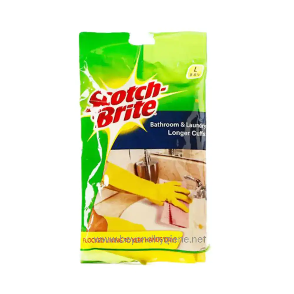 Scotch-Brite® Bathroom And Laundry Gloves Large 1 pair, 7-8.5in