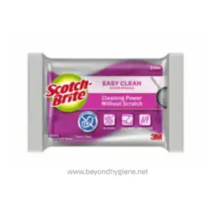 Scotch-Brite® Easy Clean Anti-Bacterial Scrub Sponge, 115 mm x 70 mm, 96 Pack/Case