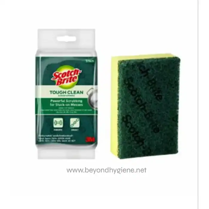Scotch-Brite® Tough Clean Scrub Sponge, Trial, 100 mm x 70 mm, 96 Pack/Case