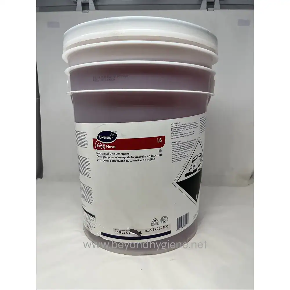 Suma Nova (2) Sensitive Dish Detergent for Commercial Kitchen Use from Beyond Hygiene Asia, suitable for automatic dishwashers, helps maintain hygiene standards in food service establishments.