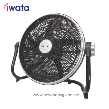 Iwata industrial fan for commercial and industrial cooling solutions.