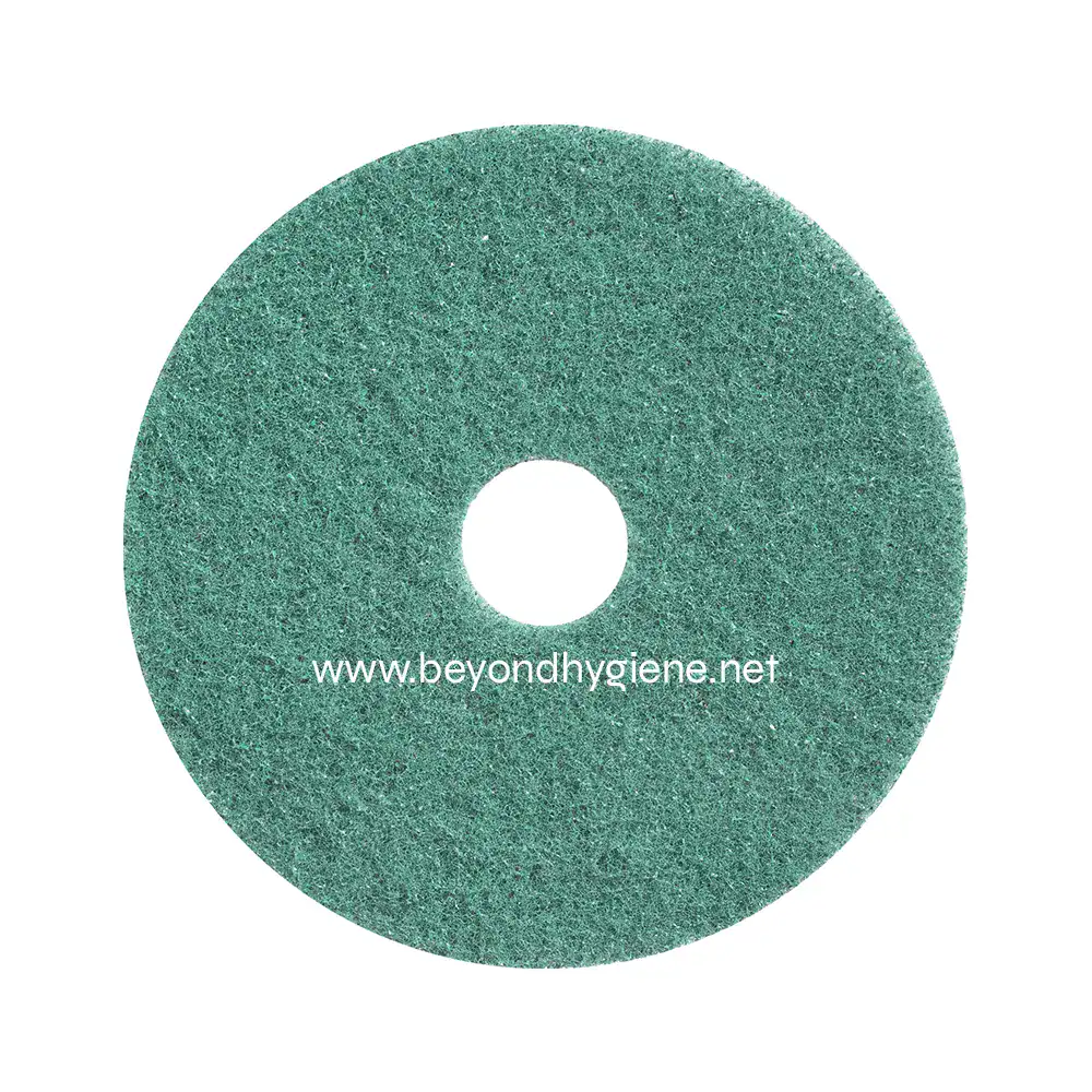 Twister Diamond Pads Green (1) Green cleaning sponge disc for disinfecting surfaces at Beyond Hygiene Asia.