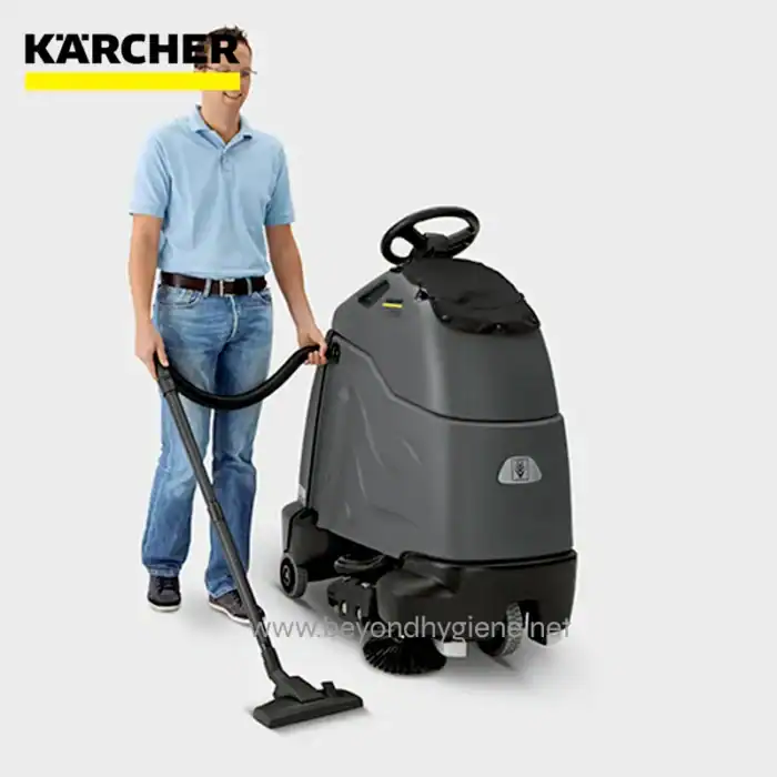 Karcher industrial floor cleaning machine for commercial cleaning and sanitation, featuring durable design and efficient performance from Beyond Hygiene Asia.