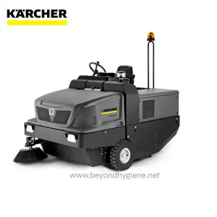 Karcher street cleaning machine for commercial sanitation and hygiene maintenance in Asia.