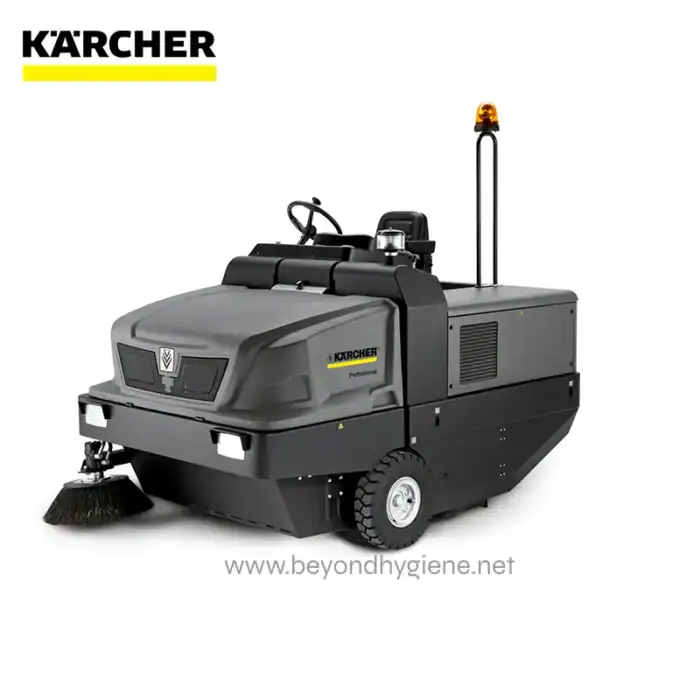 Karcher street cleaning machine for commercial sanitation and hygiene maintenance in Asia.