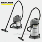 Karcher industrial wet and dry vacuum cleaners for commercial cleaning, powerful and durable equipment designed for efficient hygiene solutions.