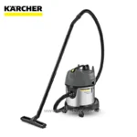 Karcher industrial wet and dry vacuum cleaner for commercial cleaning, powerful and durable, suitable for heavy-duty hygiene and sanitation tasks in Asia.