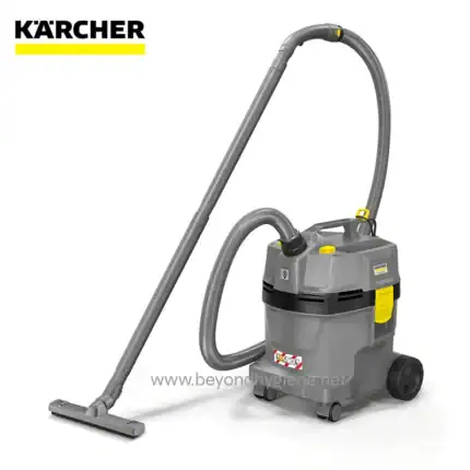 Karcher industrial vacuum cleaner for deep cleaning and dust extraction.