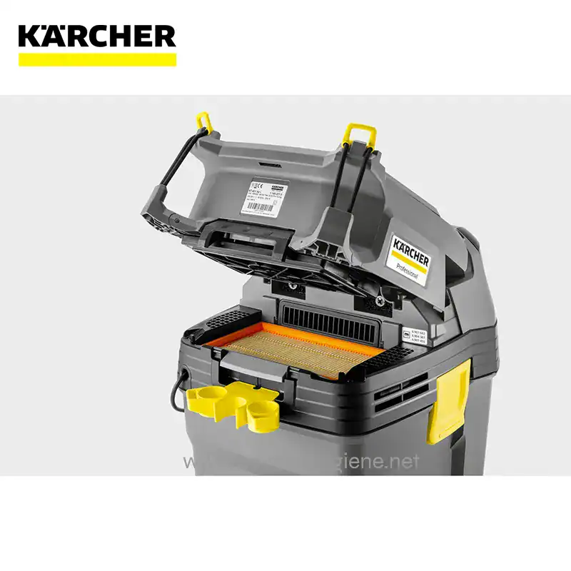 WET AND DRY VACUUM CLEANER NT 401 Ap L (1) Karcher industrial vacuum cleaner for commercial and industrial cleaning, durable and efficient equipment, suitable for heavy-duty cleaning tasks in various industries.
