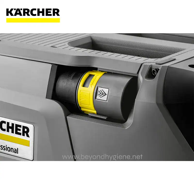 WET AND DRY VACUUM CLEANER NT 401 Ap L (3) Karcher industrial cleaning equipment close-up, highlighting durable components and precision engineering for enhanced hygiene solutions in Asia.