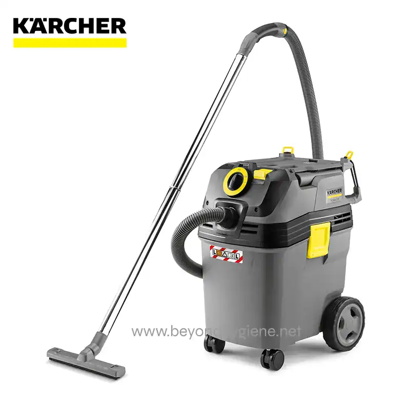WET AND DRY VACUUM CLEANER NT 401 Ap L (4) Karcher industrial wet and dry vacuum cleaner for commercial cleaning applications.