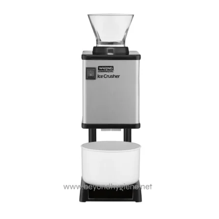 Ice crusher machine for commercial and industrial use, ideal for food services and catering, from Beyond Hygiene Asia focusing on hygiene solutions.