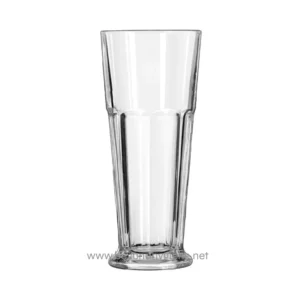 Clear tall glass for beverages, emphasizing hygiene and cleanliness in drinking utensils.