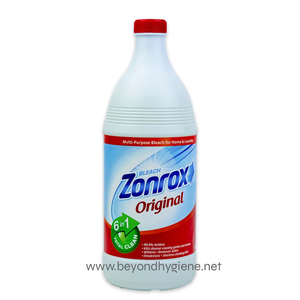 Bleach Zanolx Original multi-purpose disinfectant bottle for home and laundry cleaning, germ and stain removal, whitening, deodorizing, and surface disinfection.
