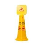 Plastic Caution Sign - Cone Type