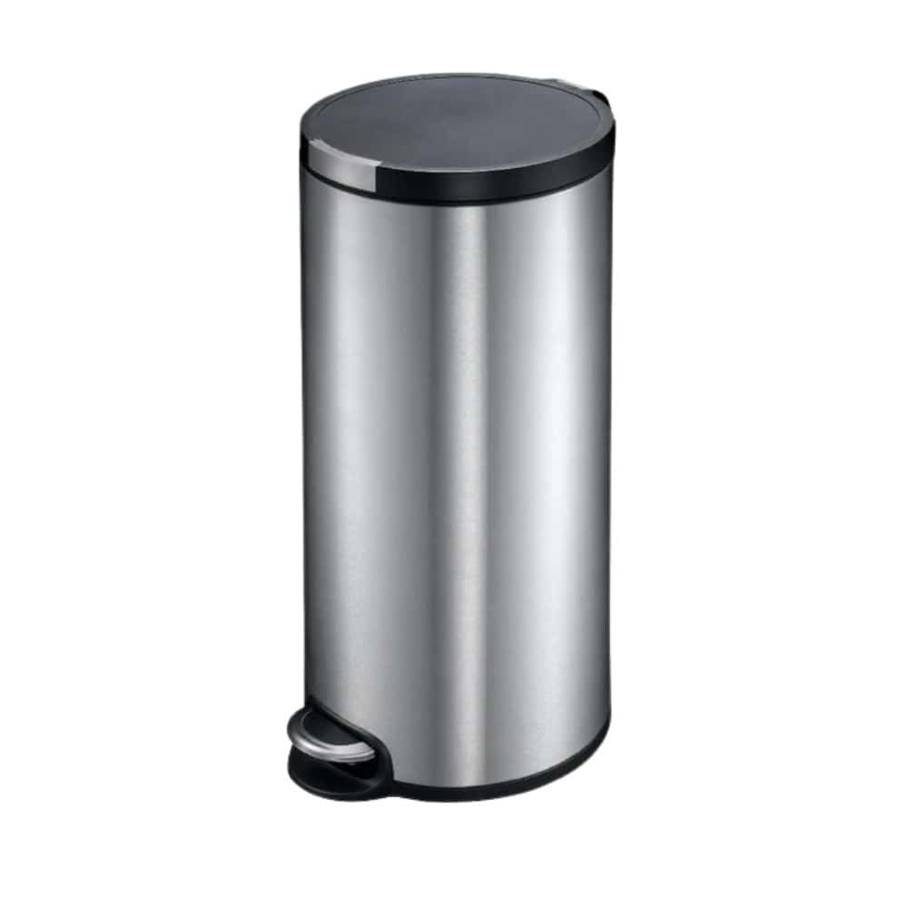 ARTISTIC STEP TRASH BIN 30L Stainless steel pedal trash bin for hygienic waste disposal in commercial and medical settings. Durable, touchless operation promotes cleanliness and infection control in Asia.
