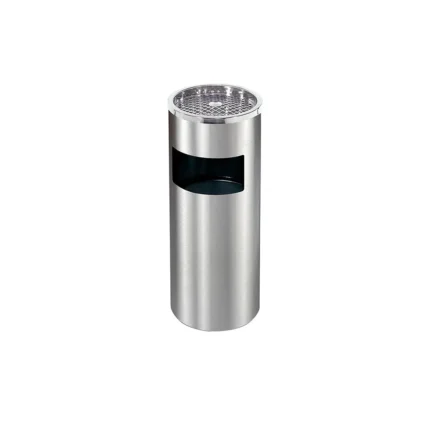 Stainless steel touchless hand sanitizer or tissue dispenser for hygiene and sanitation in public spaces.