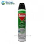 Insecticide spray for household pest control, multi-insect killer by Beyond Hygiene Asia, effective against mosquitoes, cockroaches, and flies, suitable for home and garden use.