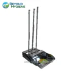 High-quality stainless steel grill cleaning brush with long handles for efficient hygiene maintenance at Beyond Hygiene Asia. Perfect for commercial and industrial sanitation purposes.