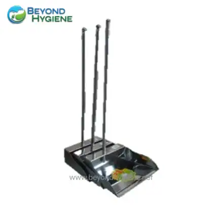 High-quality stainless steel grill cleaning brush with long handles for efficient hygiene maintenance at Beyond Hygiene Asia. Perfect for commercial and industrial sanitation purposes.