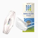 N95 face mask with Greenbox non-electrostatic nano filter for enhanced protection, featuring a comfortable fit and high filtration efficiency. Perfect for health safety and hygiene in Asia.