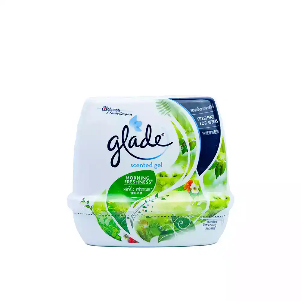 Glade Scented Gel 180g Morning Fresh Glade Scented Gel Fresh Morning Freshness Air Refresher 180g