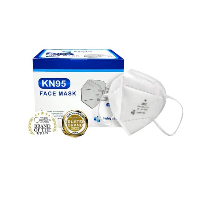 KN95 face mask with packaging, high-quality respiratory protection, suitable for health safety, clear filtration, and hygiene standards, recommended for personal and industrial use.