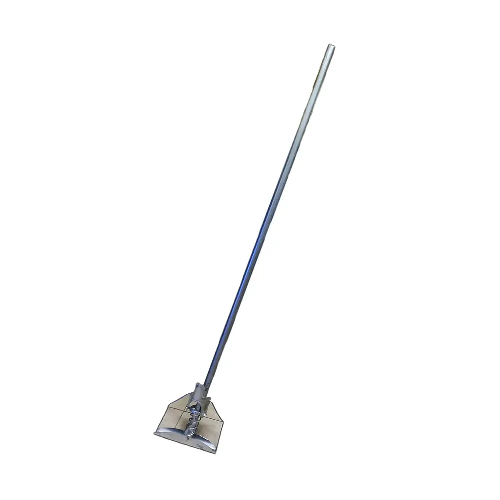 Microfiber mop with stainless steel handle for commercial cleaning, ideal for hygienic floor maintenance in Asia workplaces. Durable and easy to use for effective sanitation.
