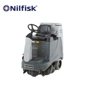 Nilfisk commercial floor cleaning machine for industrial and healthcare hygiene environments.