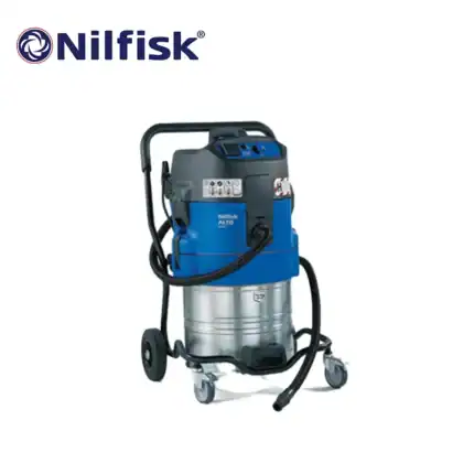 Nilfisk industrial vacuum cleaner for commercial cleaning and hygiene solutions.