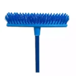Blue floor drain cleaning brush for hygiene and sanitation cleaning.